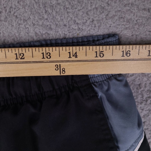 Nike Swim Trunks Mens Large Black Board Shorts Drawstring Surfing Swimwear - Picture 10 of 13